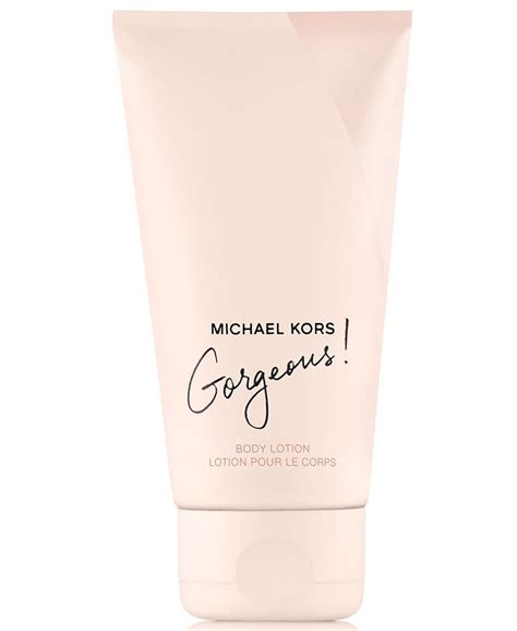 michael kors gorgeous body lotion.